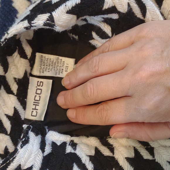 Chico's jacket size 1 (Medium) - Picture 3 of 4